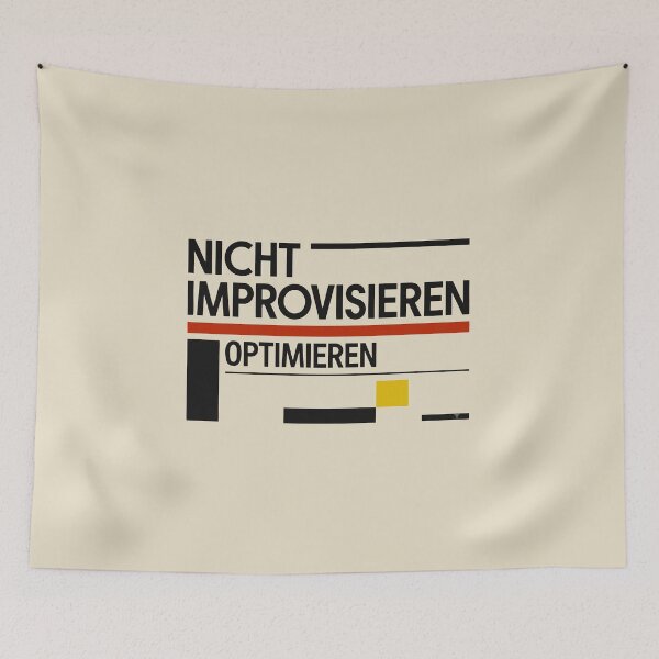 Item preview, Nicht Improvisieren Optimieren – Funny German Efficiency Humor Gift designed and sold by Velustro Shop.