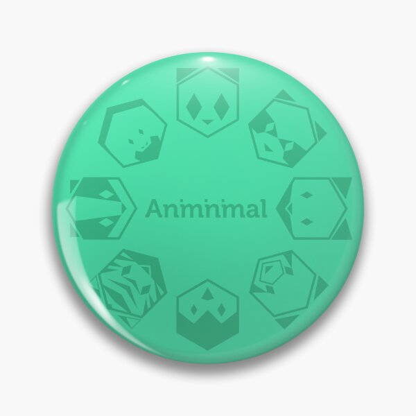 Item preview, Honeycomb Animals Turquoise - Dark designed and sold by animinimal.