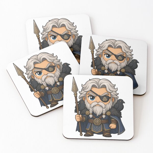 Artikelvorschau, Odin-Mythologie-Maskottchen-Design entworfen und verkauft von The Dark Files.
