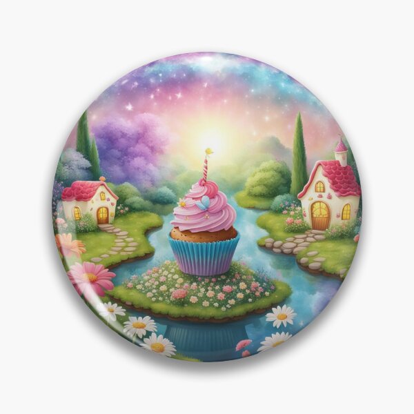 Item preview, Happy Birthday cupcake designed and sold by Cottageshop.