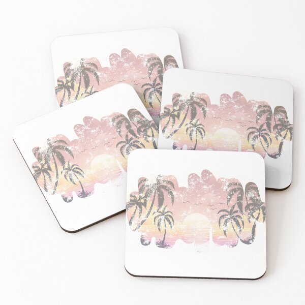 Item preview, Tropical Sunset Palm Tree Distressed Graphic — Vintage Beach Boho Summer  designed and sold by alizye.