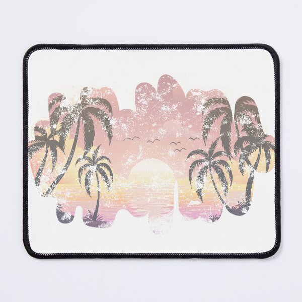 Item preview, Tropical Sunset Palm Tree Distressed Graphic — Vintage Beach Boho Summer designed and sold by alizye.