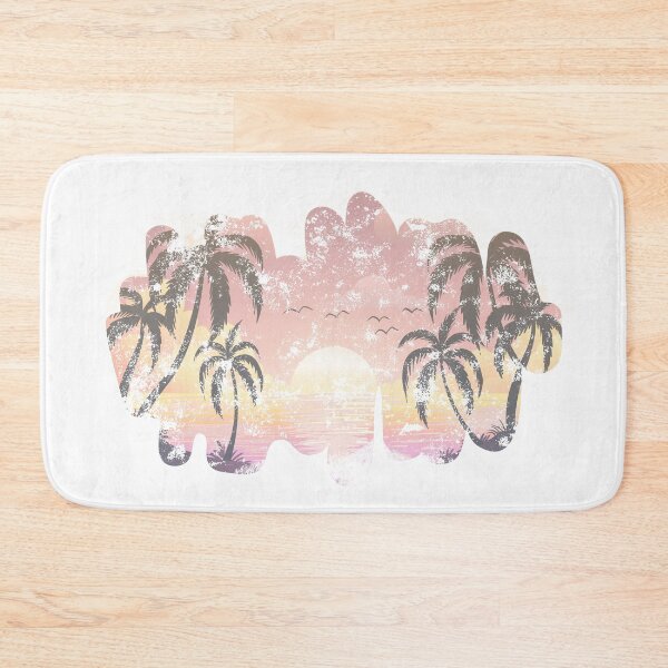 Item preview, Tropical Sunset Palm Tree Distressed Graphic — Vintage Beach Boho Summer  designed and sold by alizye.