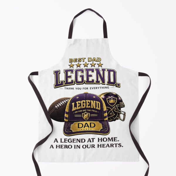 Item preview, Dad Legend Purple Baseball Cap designed and sold by DonnaRaquel.