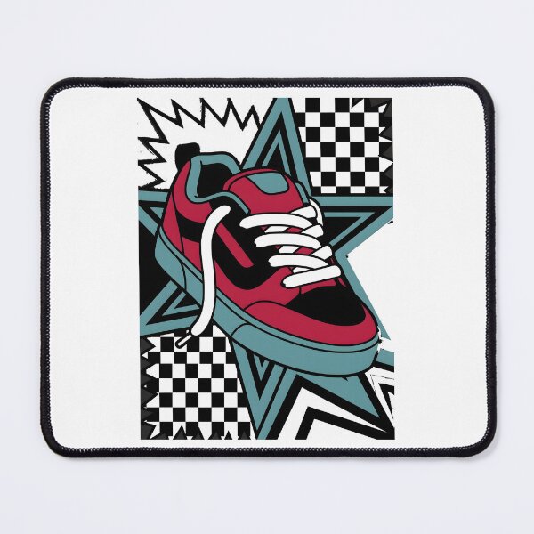 Item preview, Vintage 2000s Pop Punk Skate Shoe Checkered Graphic designed and sold by EKHOAISTORE.
