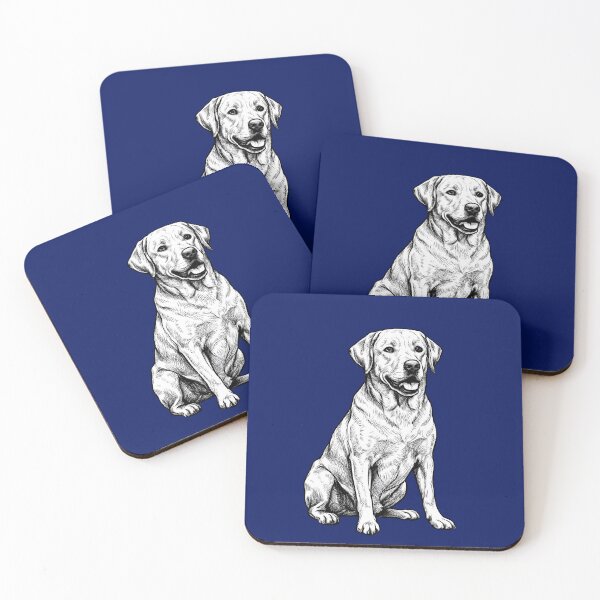 Item preview, Hand Drawn Labrador Retriever - Detailed Ink Sketch Dog Art designed and sold by digitalbob60.