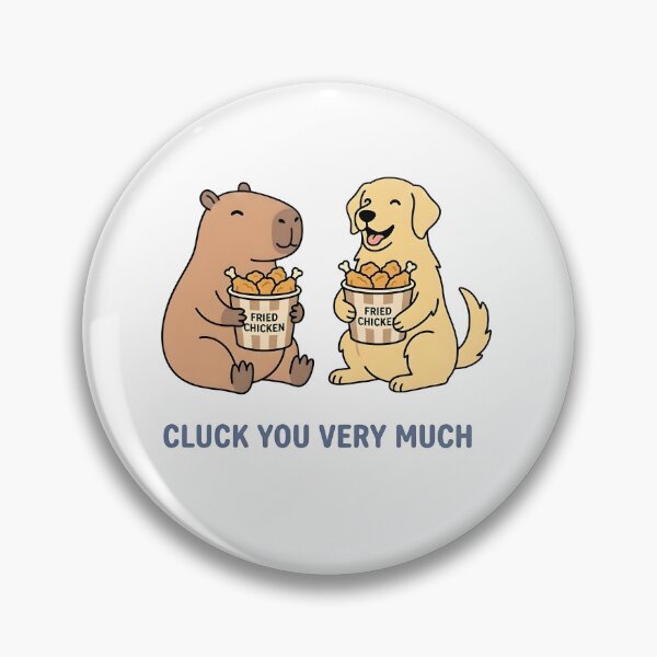 Item preview, Cluck You Like Capybara And Dog Fried Chicken designed and sold by laughingshirts.