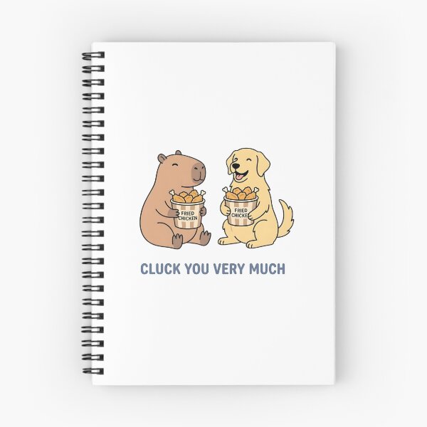 Item preview, Cluck You Like Capybara And Dog Fried Chicken designed and sold by laughingshirts.