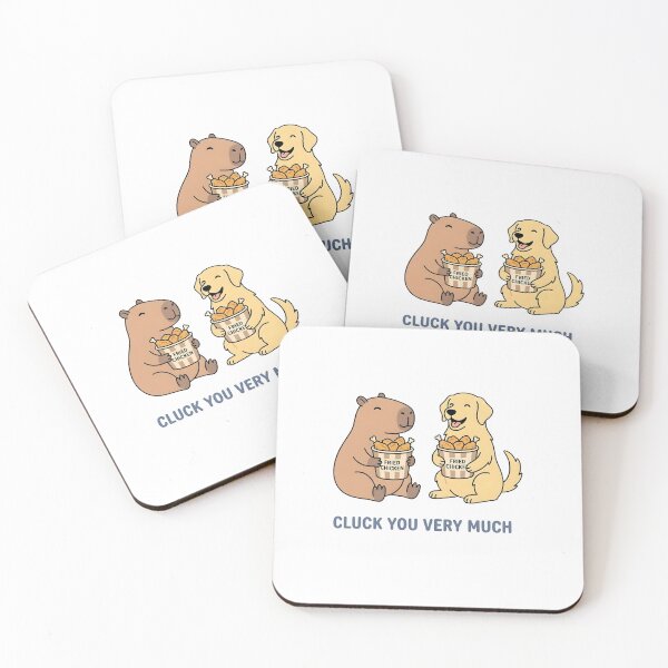 Item preview, Cluck You Like Capybara And Dog Fried Chicken designed and sold by laughingshirts.