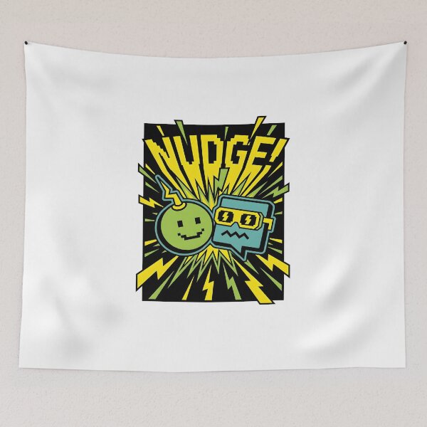 Item preview, Funny 2000s Internet Chat Nudge Avatar Retro Graphic designed and sold by EKHOAISTORE.