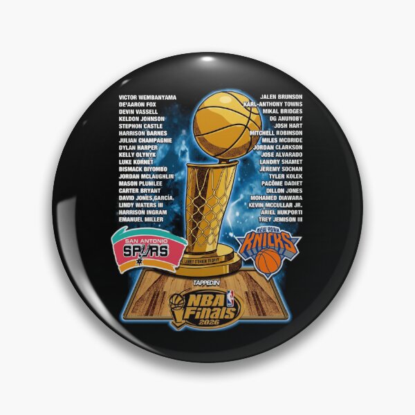 Item preview, New York Knicks Vs San Antonio Spurs NBA Finals 2026 designed and sold by Soceitiz.