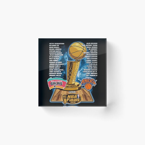 Item preview, New York Knicks Vs San Antonio Spurs NBA Finals 2026 designed and sold by Soceitiz.