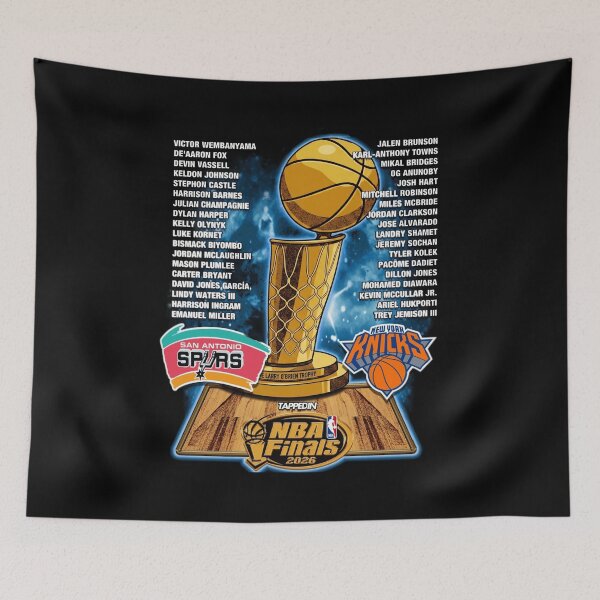 Item preview, New York Knicks Vs San Antonio Spurs NBA Finals 2026 designed and sold by Soceitiz.