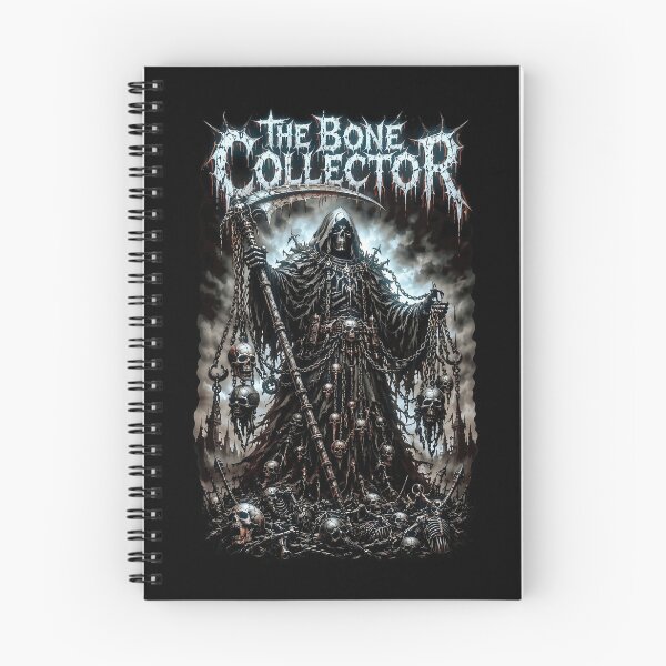 Item preview, The Bone Collector Chains of Death Metal Horror designed and sold by DeimosArtIntl.