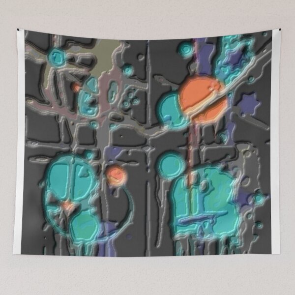 Item preview, rebel geometry dark blend plasticine colorful geometric abstract design designed and sold by SmashingDeals.