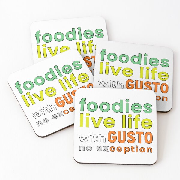Item preview, Foodies Live Life With Gusto(ception) designed and sold by neuromixart.