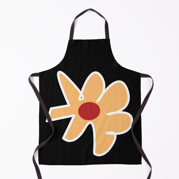 Item preview, Simple quirky flower black background designed and sold by Ellizzy®Art.