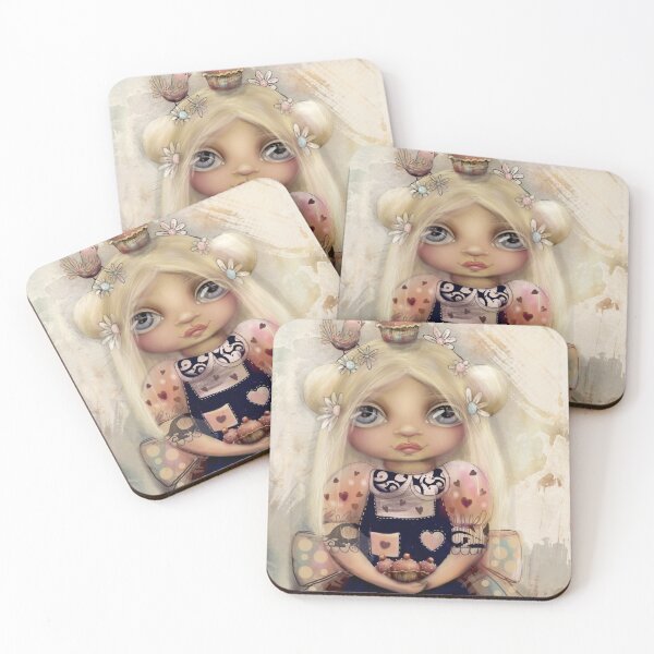 Item preview, Linda niña con cupcakes, dulces caprichosos designed and sold by Karin Taylor.