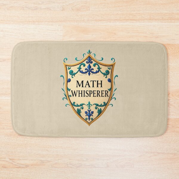 Item preview, Math Whisperer Scholar Shield for Math Lovers designed and sold by Endless7Art.