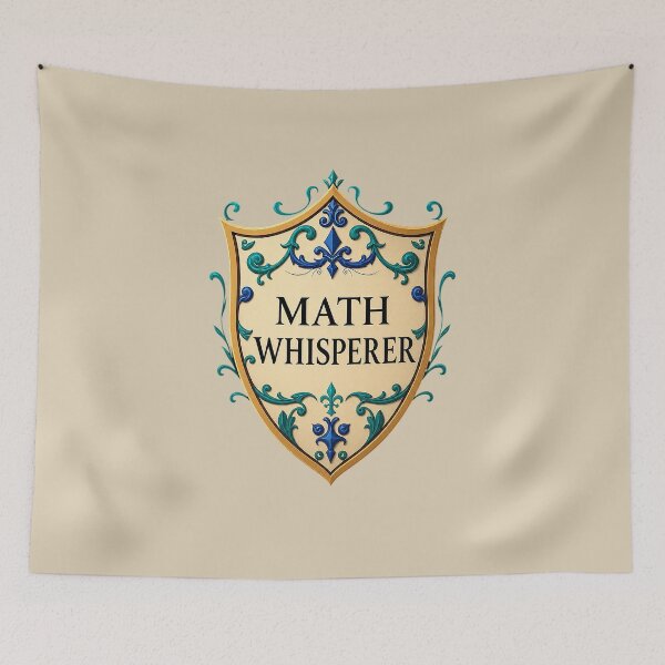 Item preview, Math Whisperer Scholar Shield for Math Lovers designed and sold by Endless7Art.