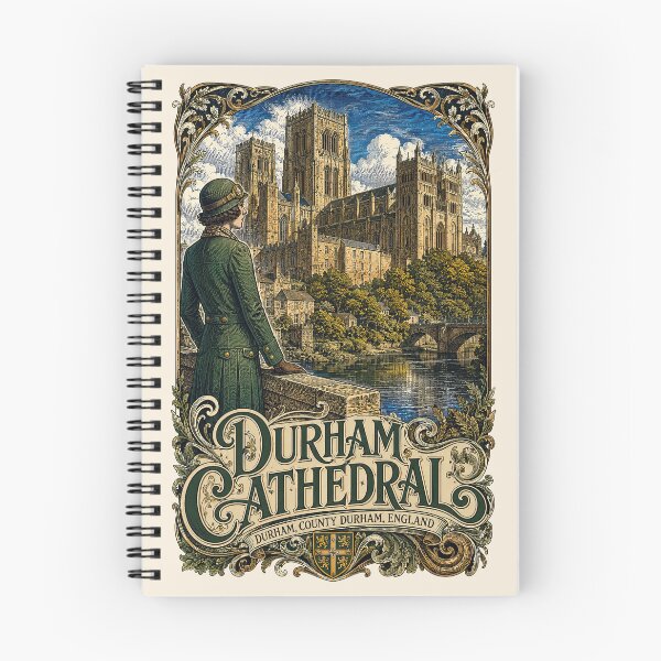 Item preview, Durham Cathedral, Durham, County Durham, England [Wood Engraving] designed and sold by elektronen.
