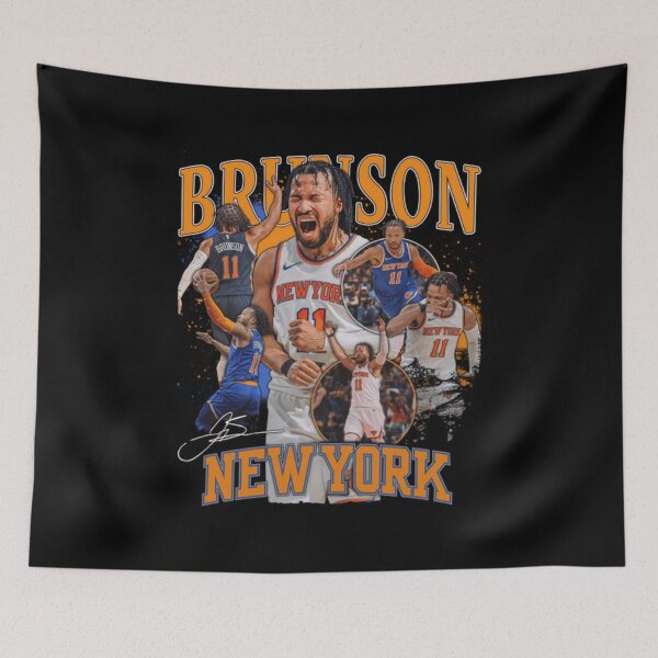 Item preview, Jalen Brunson "The King of New York" Signature designed and sold by Soceitiz.