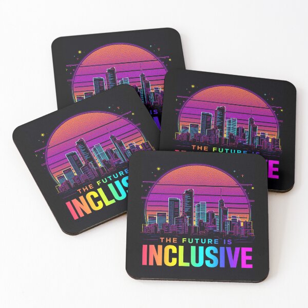 Item preview, The Future Is Inclusive Synthase Retro Pride designed and sold by EchoPrint Co..