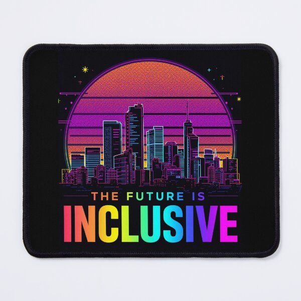 Item preview, The Future Is Inclusive Synthase Retro Pride designed and sold by EchoPrint Co..