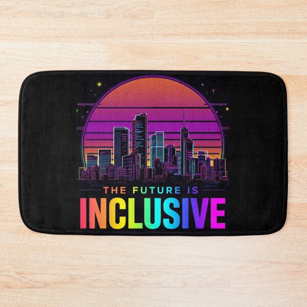 Item preview, The Future Is Inclusive Synthase Retro Pride designed and sold by EchoPrint Co..
