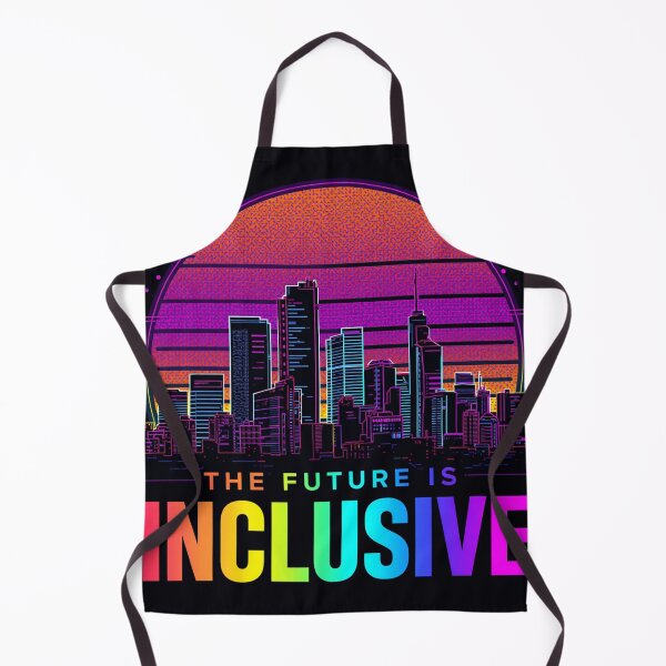 Item preview, The Future Is Inclusive Synthase Retro Pride designed and sold by EchoPrint Co..