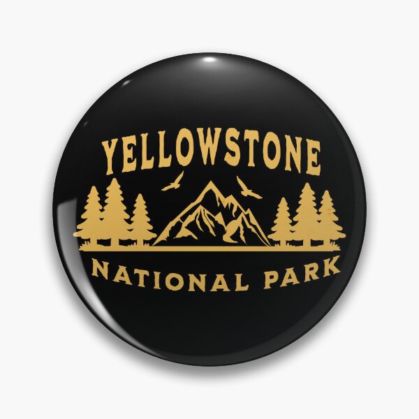 Item preview, Yellowstone National Park Retro Mountain Design designed and sold by American Travels.