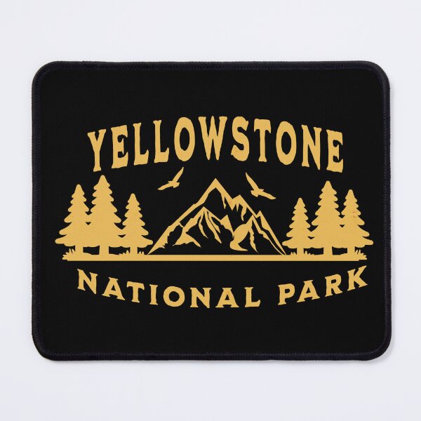 Item preview, Yellowstone National Park Retro Mountain Design designed and sold by American Travels.