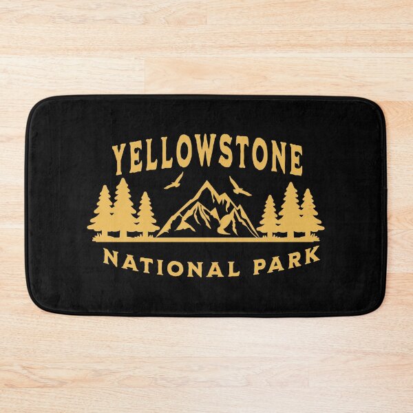 Item preview, Yellowstone National Park Retro Mountain Design designed and sold by American Travels.