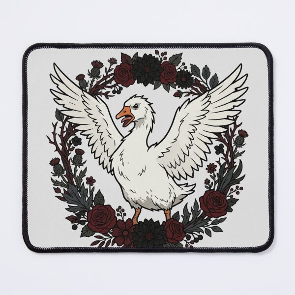 Item preview, Chaotic Evil Goose Floral Dark Academia Botanical designed and sold by Retro Mood Co.