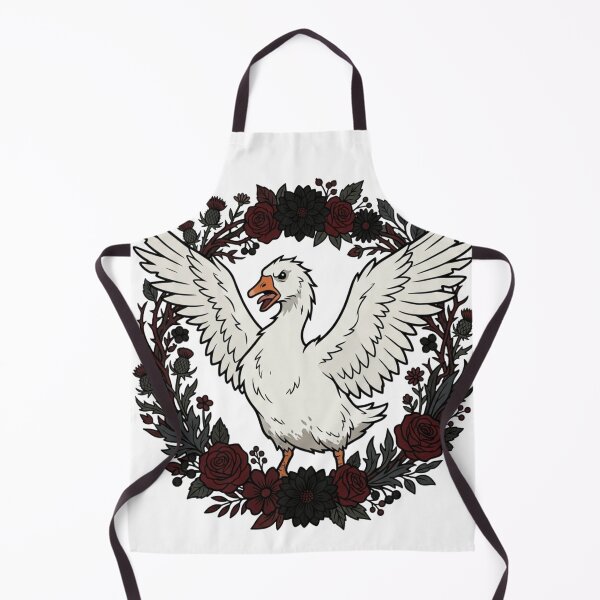 Item preview, Chaotic Evil Goose Floral Dark Academia Botanical designed and sold by Retro Mood Co.