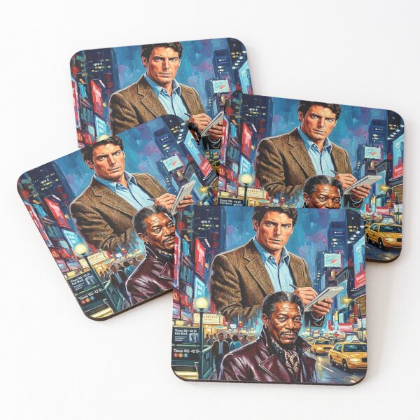Item preview, Street Smart Poster – 1980s Crime Thriller Oil Painting designed and sold by Art's Diner.