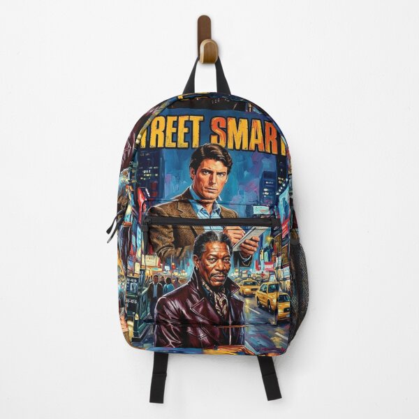 Item preview, Street Smart Poster – 1980s Crime Thriller Oil Painting designed and sold by Art's Diner.