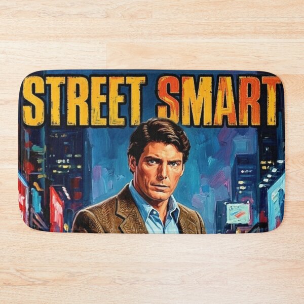 Item preview, Street Smart Poster – 1980s Crime Thriller Oil Painting designed and sold by Art's Diner.