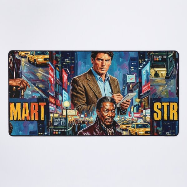 Item preview, Street Smart Poster – 1980s Crime Thriller Oil Painting designed and sold by Art's Diner.
