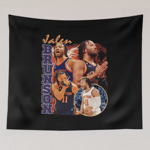 Item preview, Jalen Brunson "The Captain" Vintage designed and sold by Soceitiz.