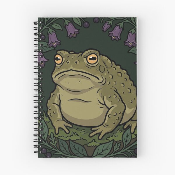 Item preview, Dissociating Frog Floral Dark Academia Cottagegoth designed and sold by Retro Mood Co.