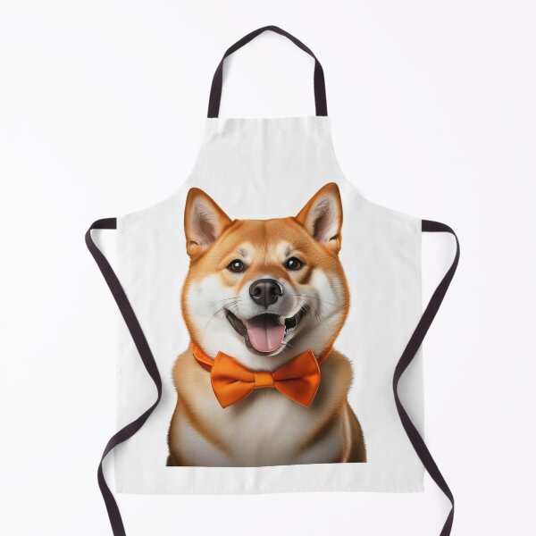 Item preview, SHIBA with Orange Bow Tie designed and sold by MCreations0519.