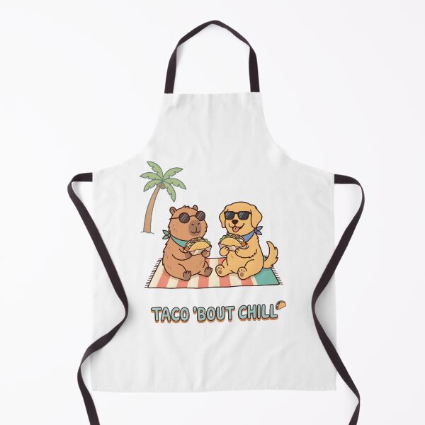 Item preview, Taco Bout Chill Capybara And Dog Beach designed and sold by laughingshirts.