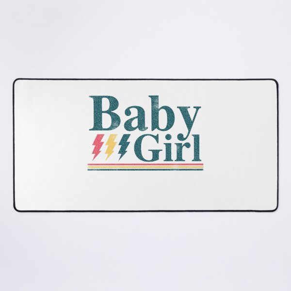 Item preview, Retro Baby Girl Lightning Bolt Vintage designed and sold by The secret storage room.