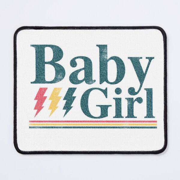 Item preview, Retro Baby Girl Lightning Bolt Vintage designed and sold by The secret storage room.
