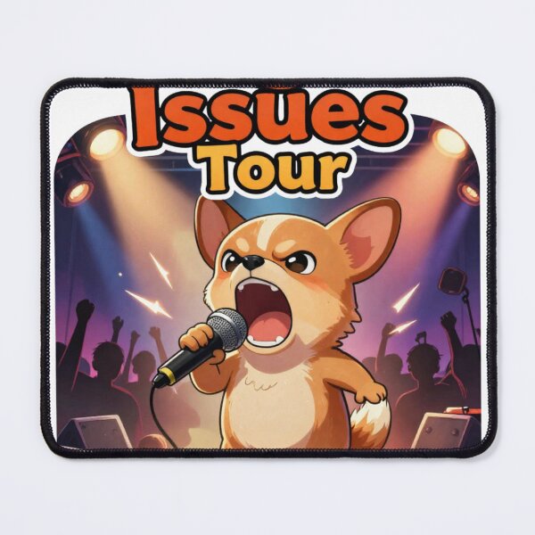 Item preview, Anger Issues Tour Funny Chihuahua Meme Shirt designed and sold by GoldenPaw Society.