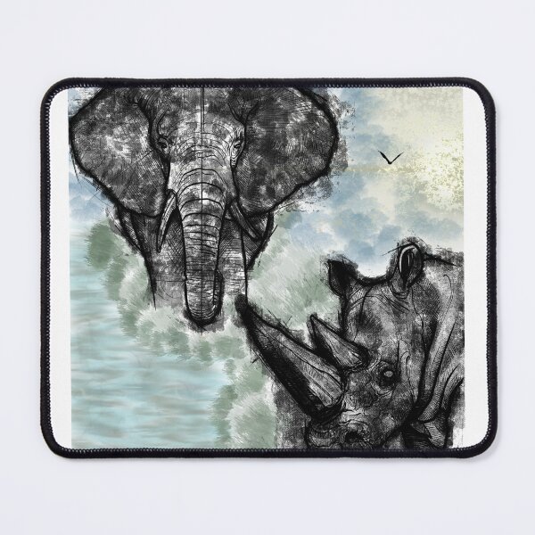 Item preview, ElephantAndRhino designed and sold by SIDE-QUEZT.