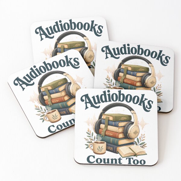 Item preview, Audiobooks Count Too Book Lover Shirt designed and sold by Passionread.