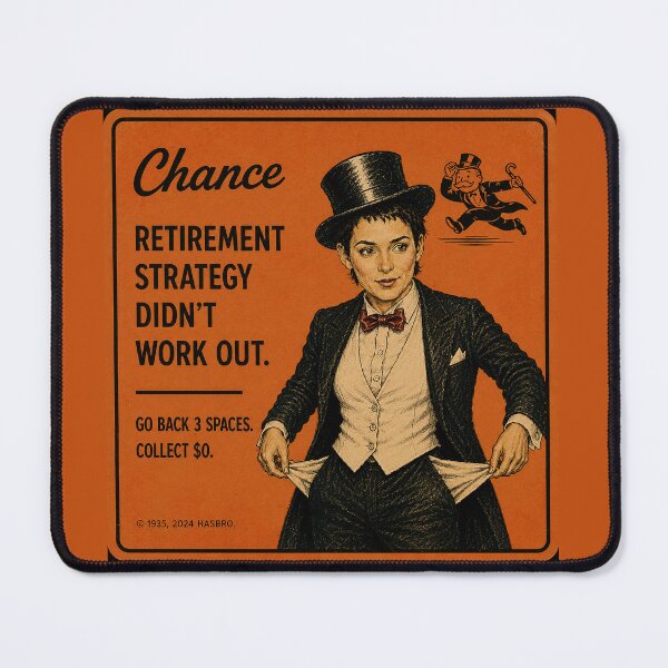 Item preview, Chance Didn’t Work Out – Vintage Board Game Retirement Humor Shirt designed and sold by DiamondSkyShirt.