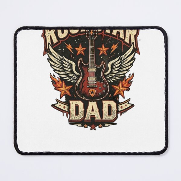 Item preview, Rockstar Dad Vintage Emblem Graphic designed and sold by TShak Clothing .